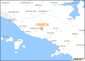 map of Yakacık