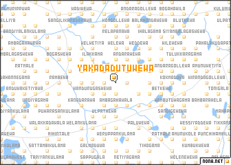 map of Yakadadutuwewa