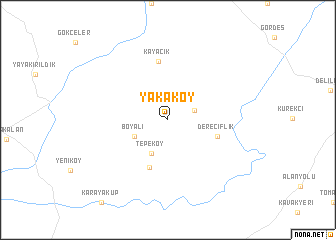 map of Yakaköy