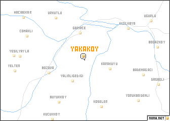 map of Yakaköy