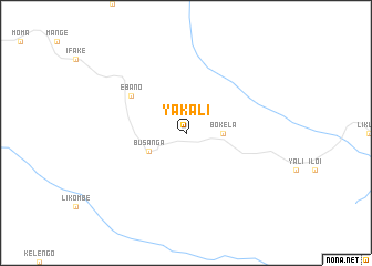 map of Yakali