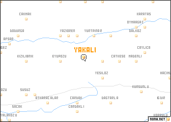 map of Yakalı