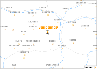 map of Yakapınar