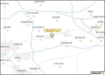 map of Yakatut