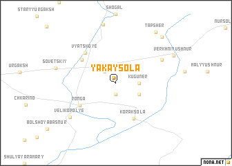 map of Yakay-Sola