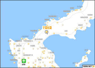 map of Yaka