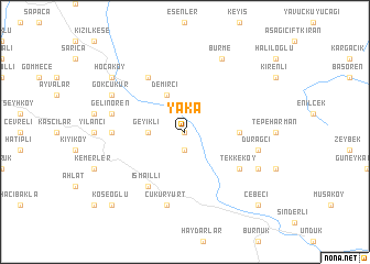 map of Yaka