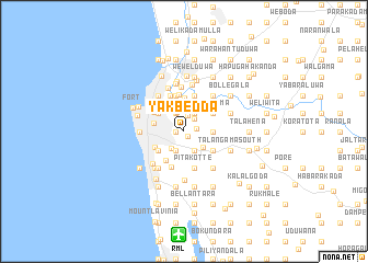 map of Yakbedda