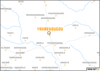 map of Yakbedougou