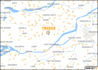 map of Yakeke