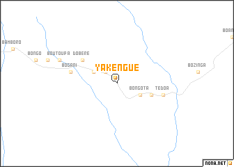 map of Yakengué