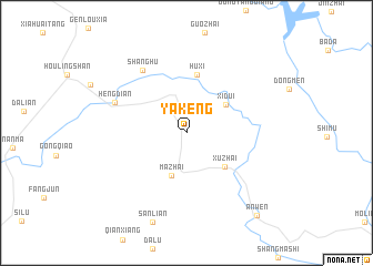 map of Yakeng