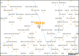 map of Yakesi