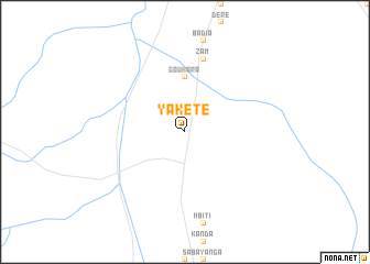 map of Yakété