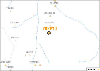 map of Yaketu