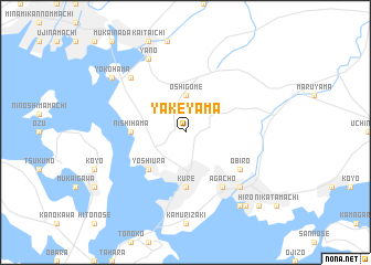 map of Yakeyama