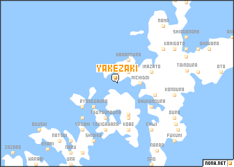 map of Yakezaki