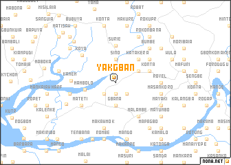 map of Yakgban