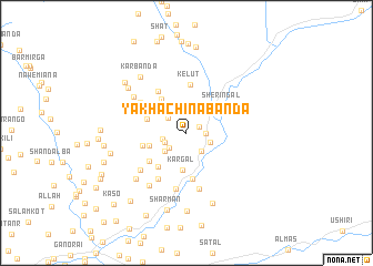 map of Yakhachīna Bānda