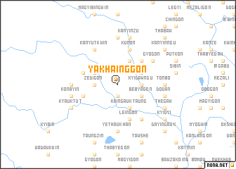 map of Yakhainggon