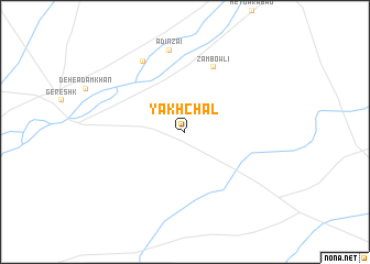 map of Yakhchāl