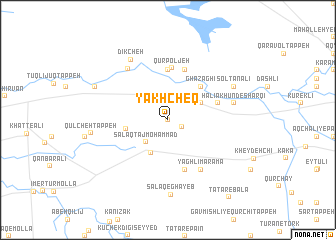 map of Yākhcheq