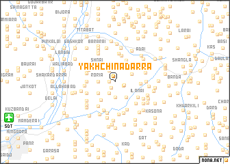 map of Yakh Chīna Darra