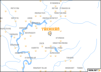 map of Yakhi-kan