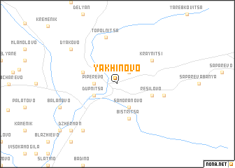 map of Yakhinovo