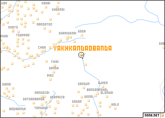 map of Yakh Kandao Bānda