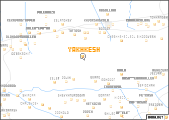 map of Yakh Kesh
