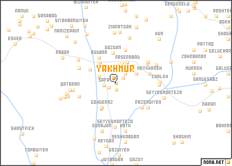 map of Yakh Mūr