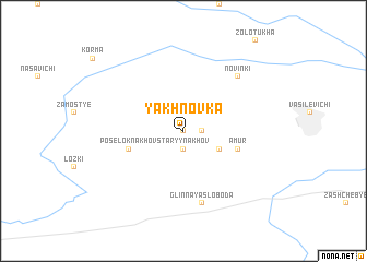 map of Yakhnovka