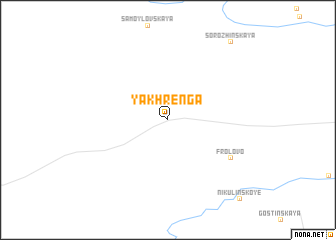 map of Yakhrenga