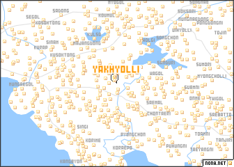 map of Yakhyŏl-li