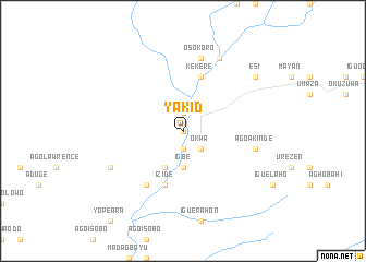 map of Yakid