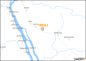 map of Yakili