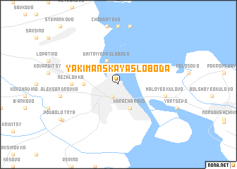 map of Yakimanskaya Sloboda