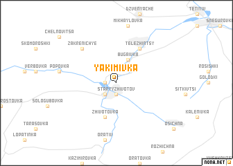map of Yakimivka