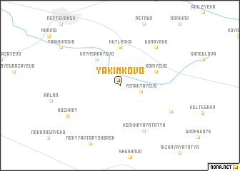 map of Yakimkovo