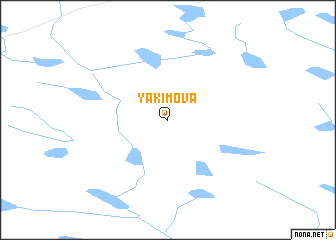 map of Yakimova