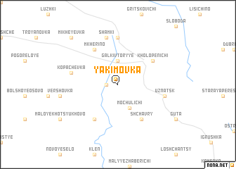 map of Yakimovka