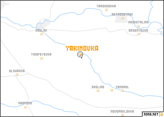 map of Yakimovka