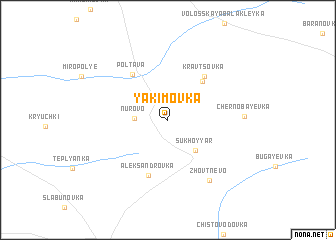 map of Yakimovka