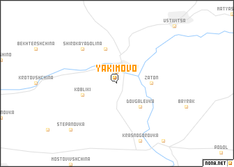 map of Yakimovo