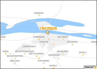 map of Yakimovo