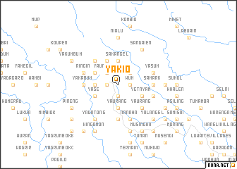 map of Yakio