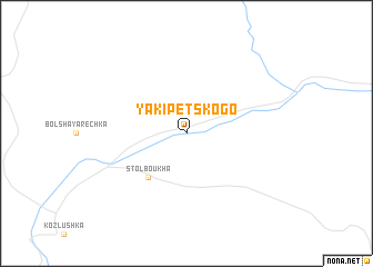 map of Yakipetskogo