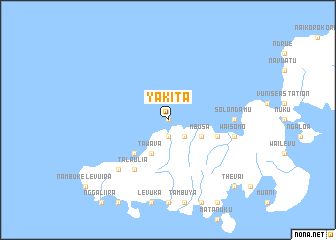 map of Yakita