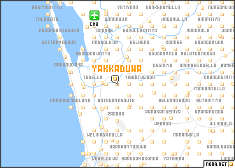 map of Yakkaduwa